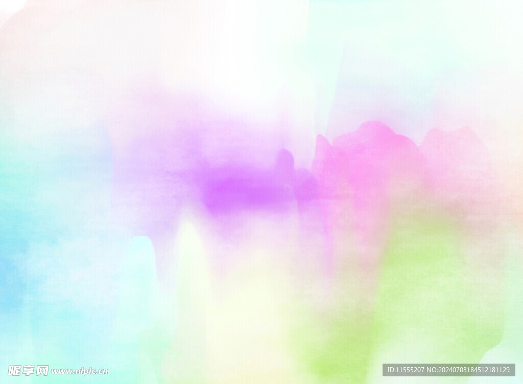 创意水彩抽象艺术画水彩晕染