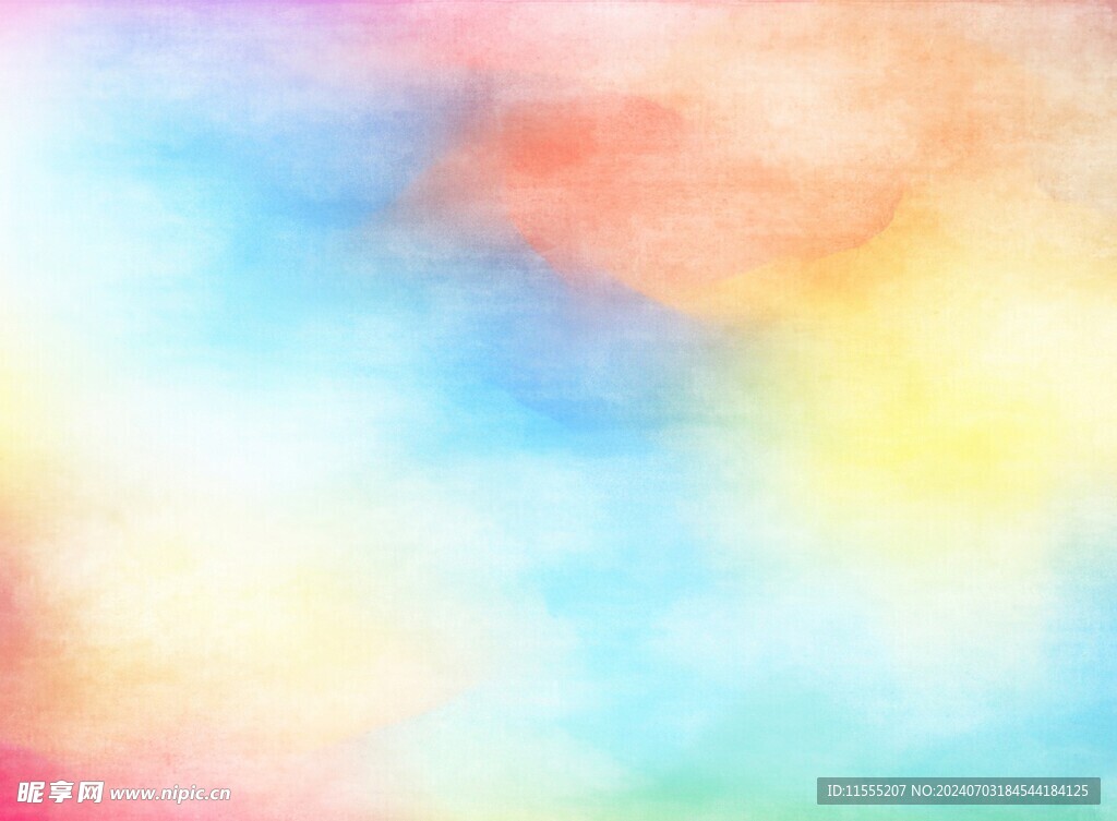 创意水彩抽象艺术画水彩晕染