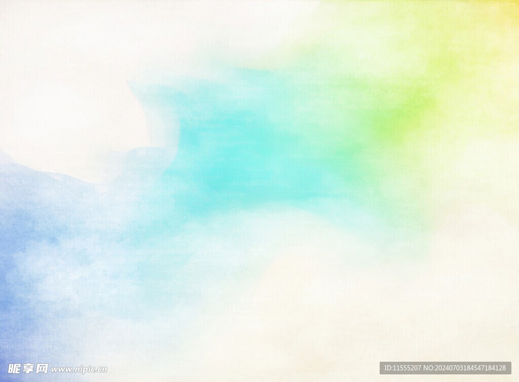 创意水彩抽象艺术画水彩晕染
