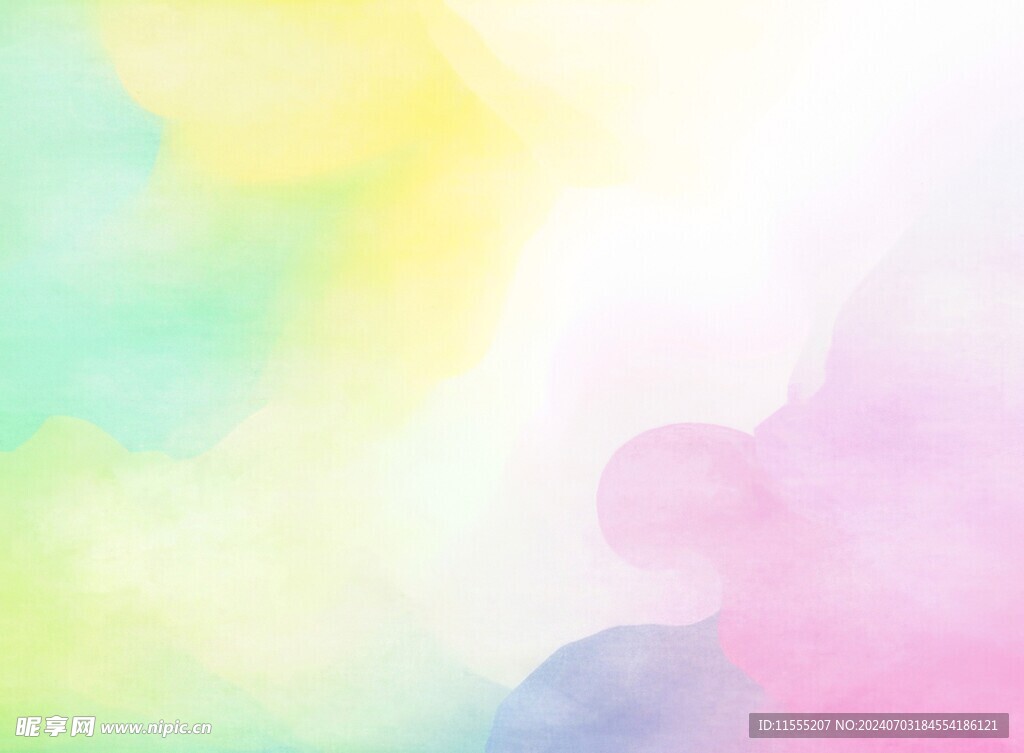 创意水彩抽象艺术画水彩晕染