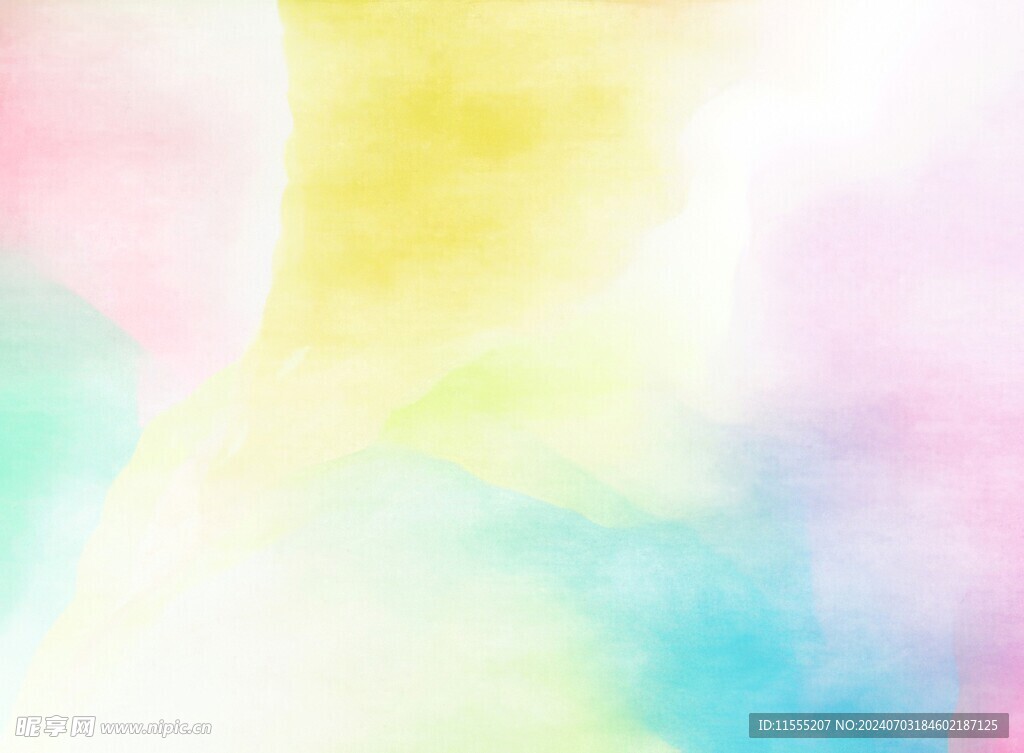 创意水彩抽象艺术画水彩晕染