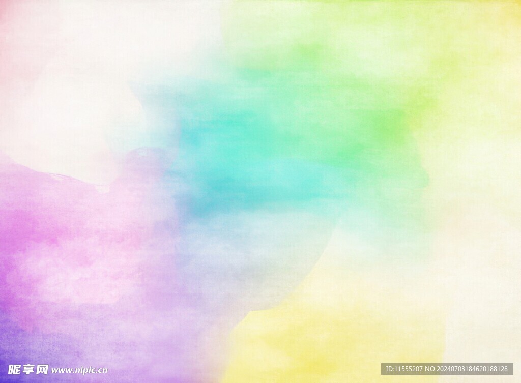 创意水彩抽象艺术画水彩晕染