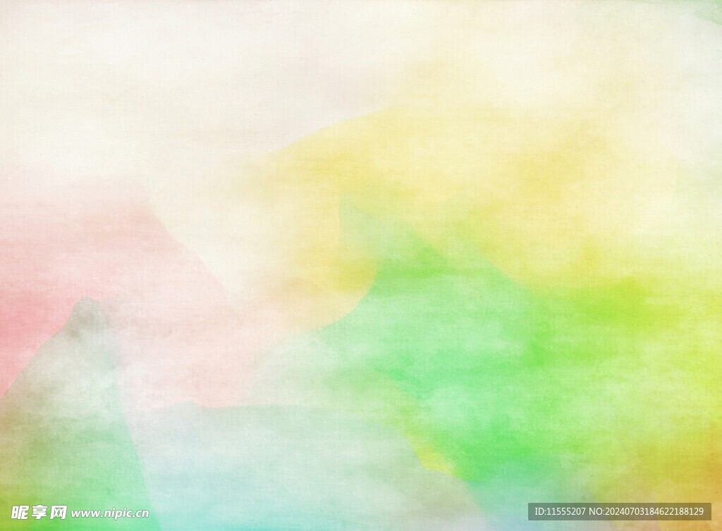 创意水彩抽象艺术画水彩晕染