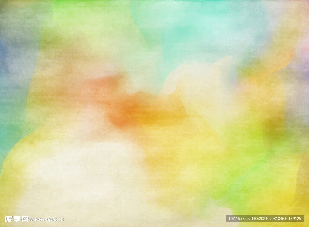 创意水彩抽象艺术画水彩晕染