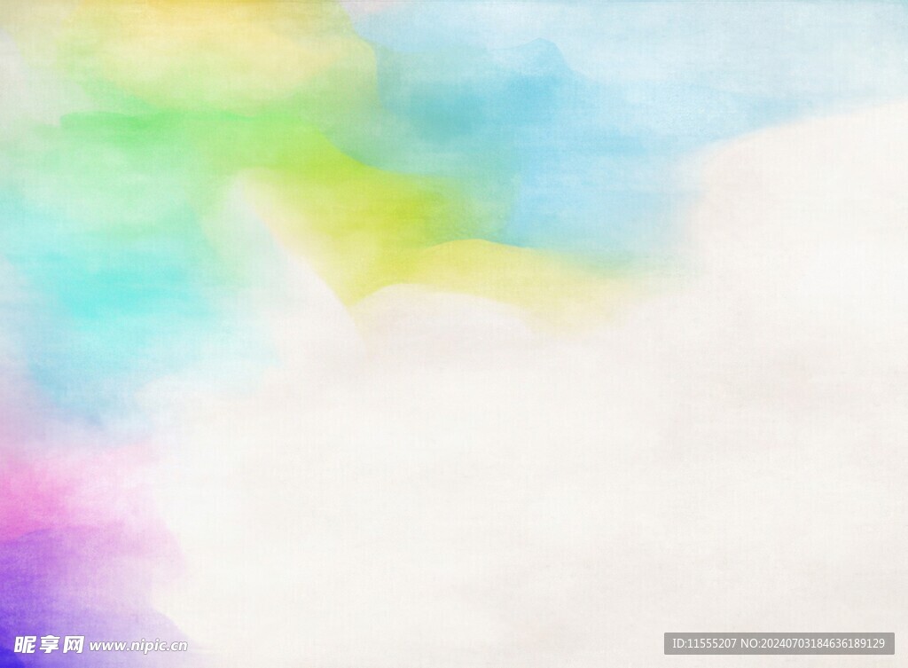 创意水彩抽象艺术画水彩晕染