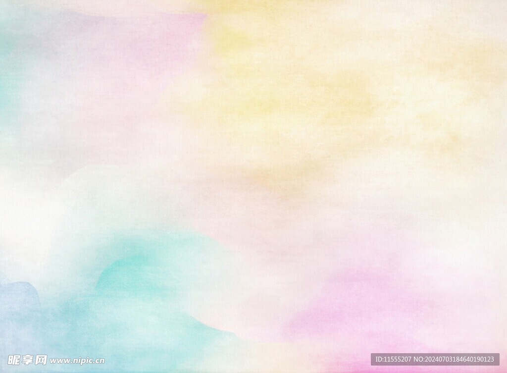 创意水彩抽象艺术画水彩晕染