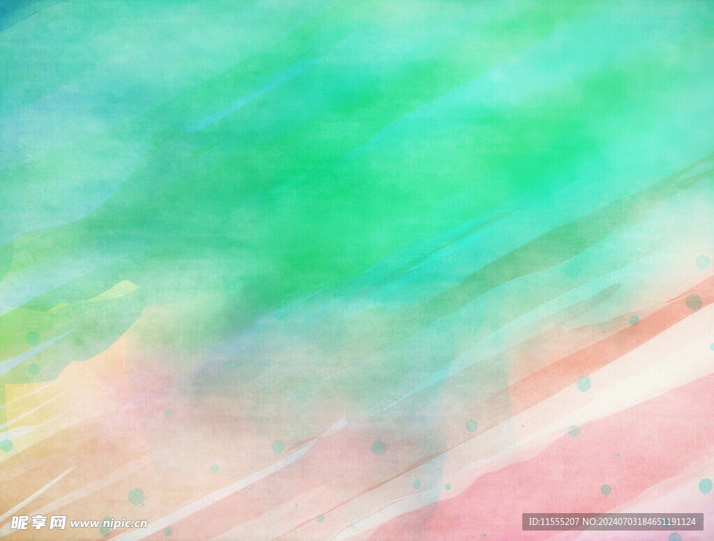 创意水彩抽象艺术画水彩晕染