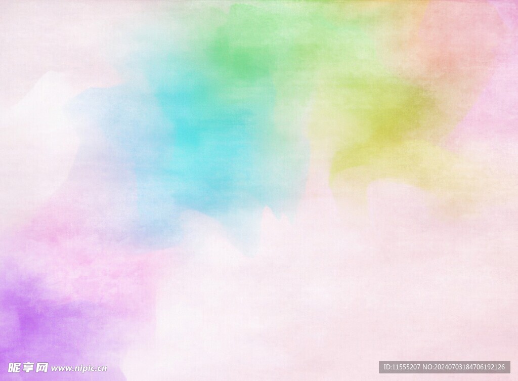 创意水彩抽象艺术画水彩晕染
