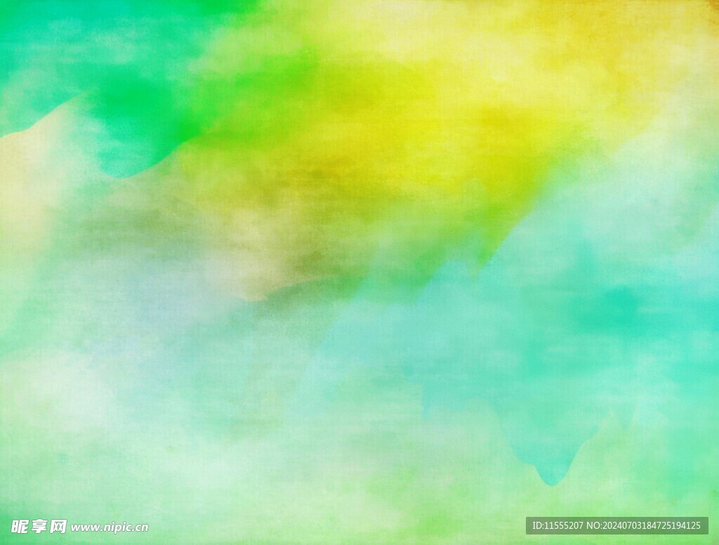 创意水彩抽象艺术画水彩晕染