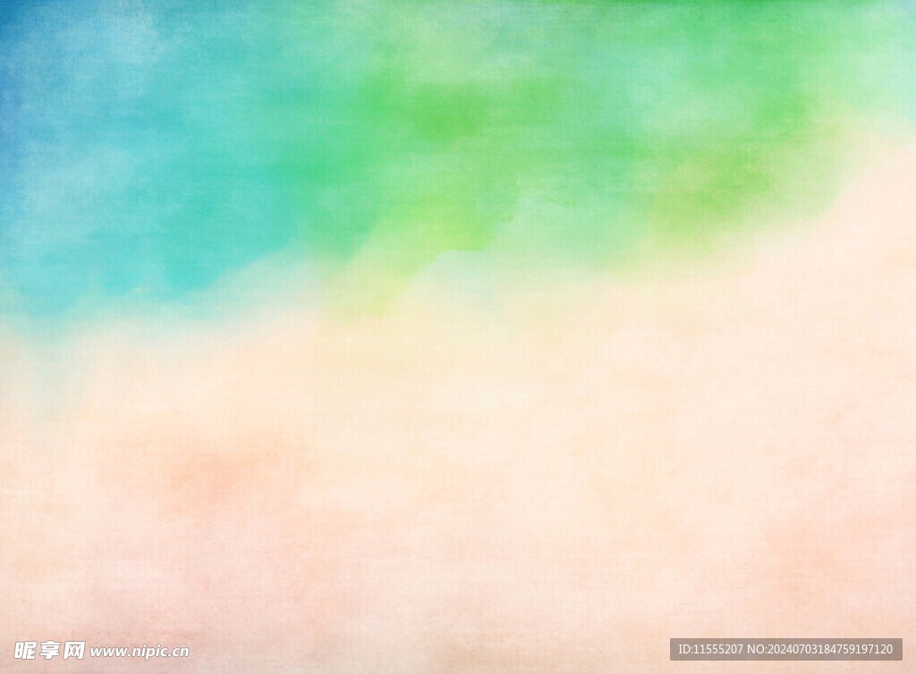 创意水彩抽象艺术画水彩晕染