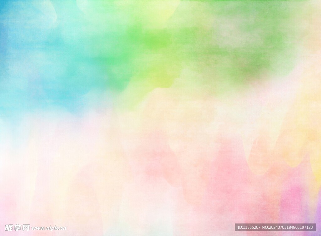 创意水彩抽象艺术画水彩晕染