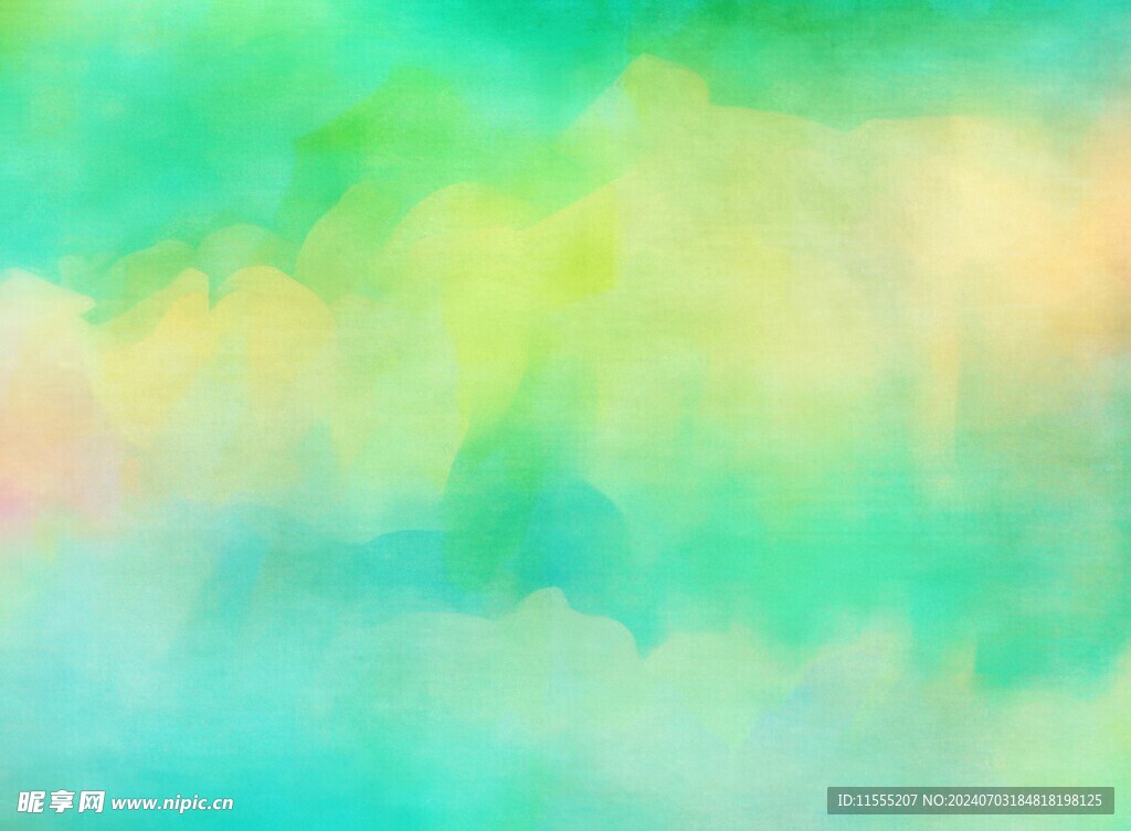 创意水彩抽象艺术画水彩晕染