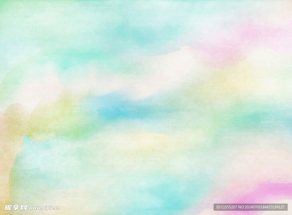 创意水彩抽象艺术画水彩晕染