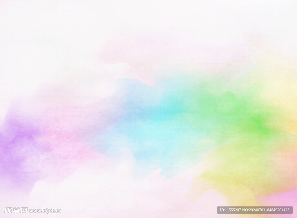 创意水彩抽象艺术画水彩晕染