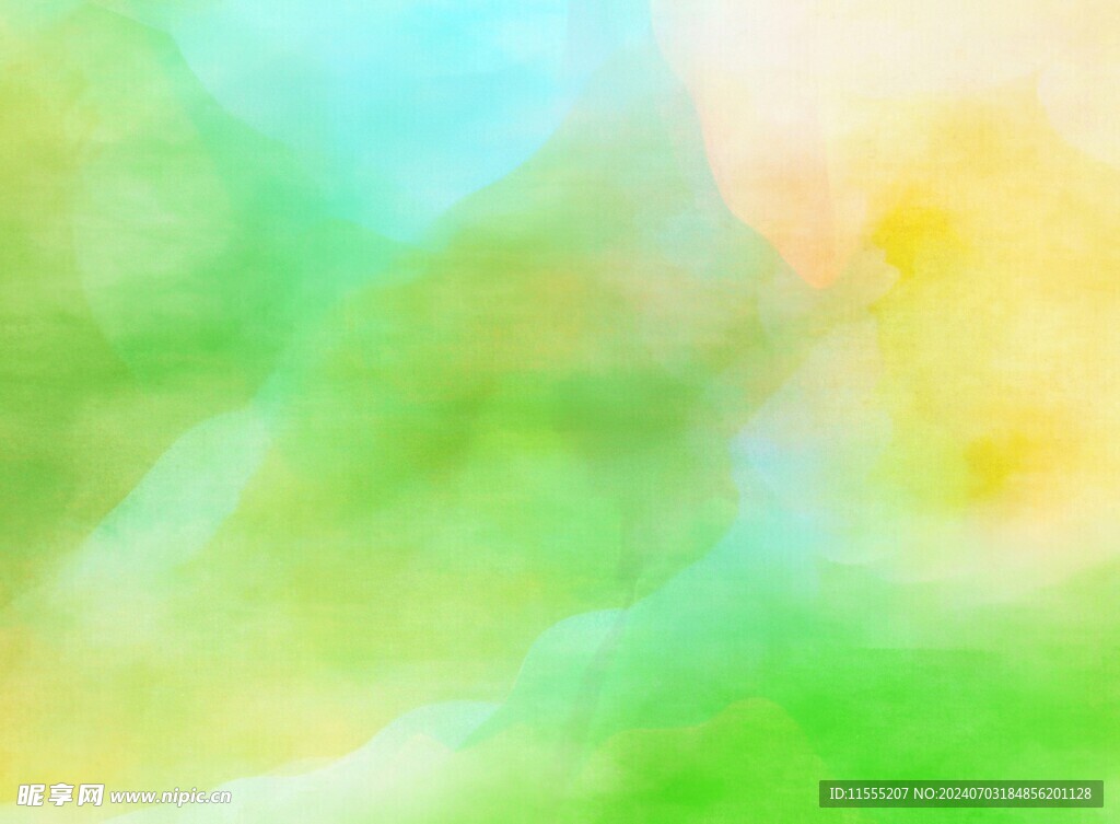创意水彩抽象艺术画水彩晕染