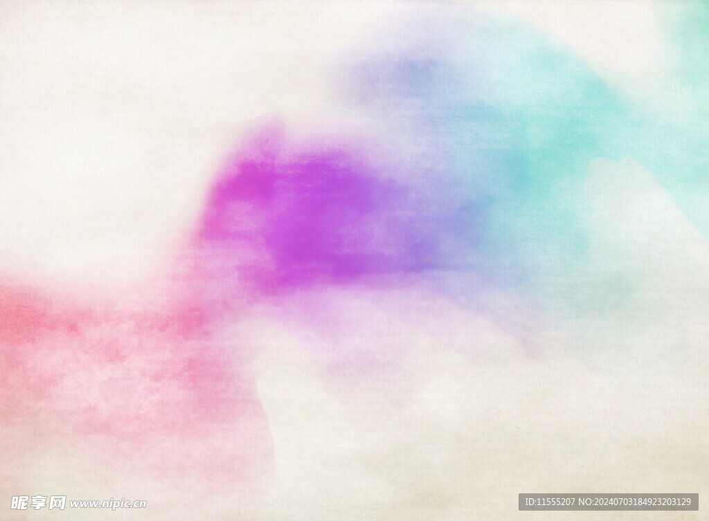 创意水彩抽象艺术画水彩晕染