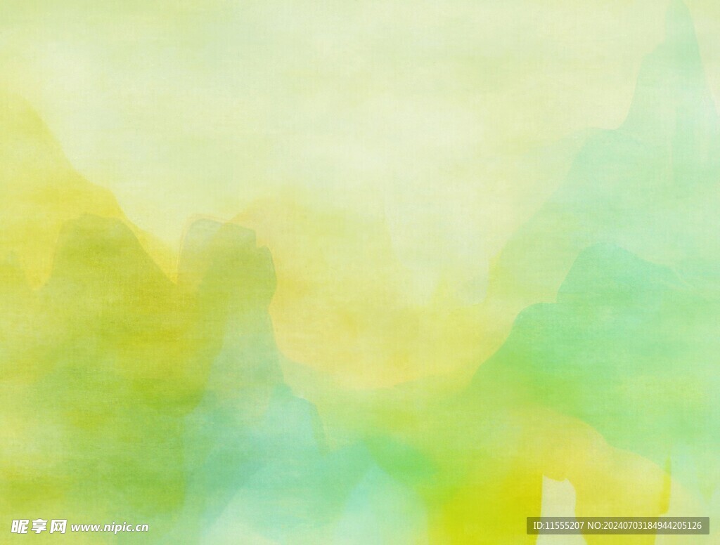 创意水彩抽象艺术画水彩晕染