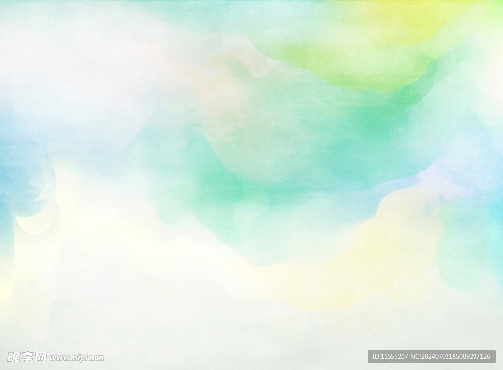 创意水彩抽象艺术画水彩晕染