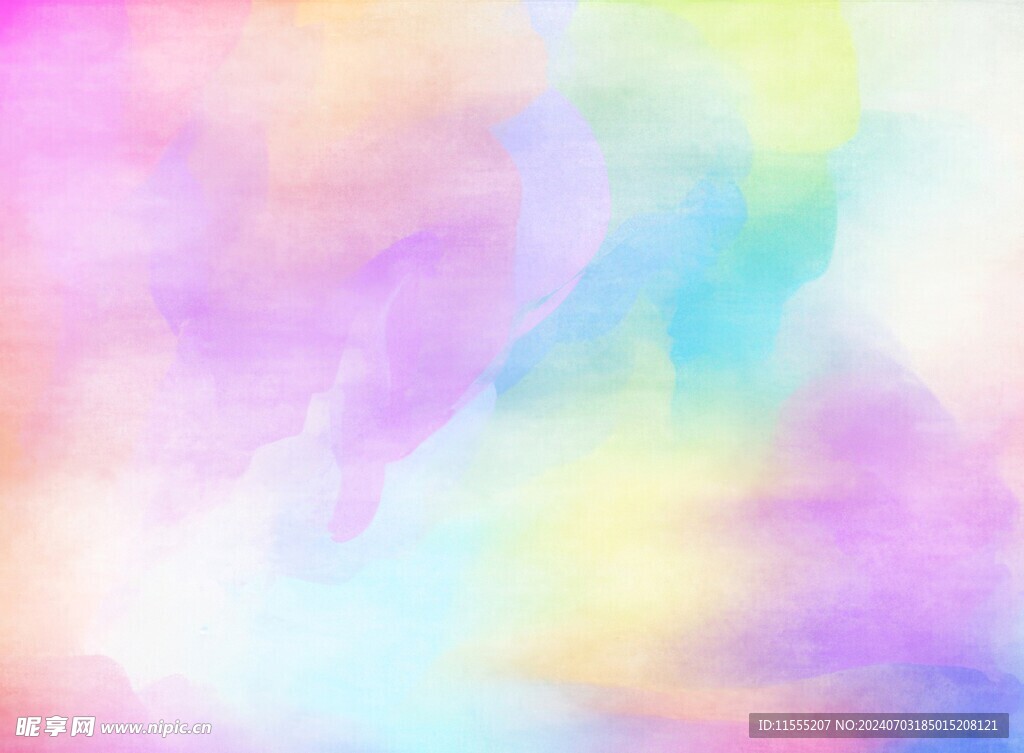 创意水彩抽象艺术画水彩晕染
