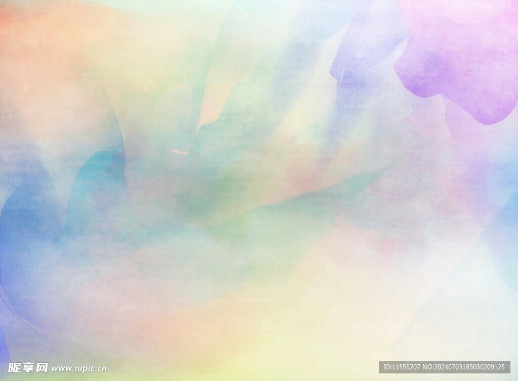 创意水彩抽象艺术画水彩晕染