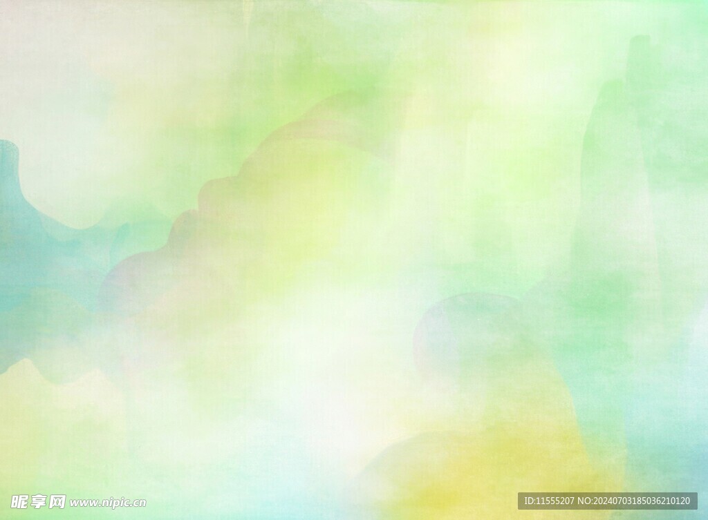 创意水彩抽象艺术画水彩晕染