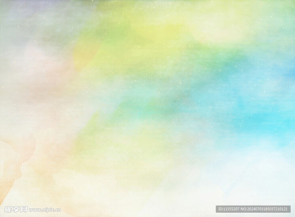 创意水彩抽象艺术画水彩晕染