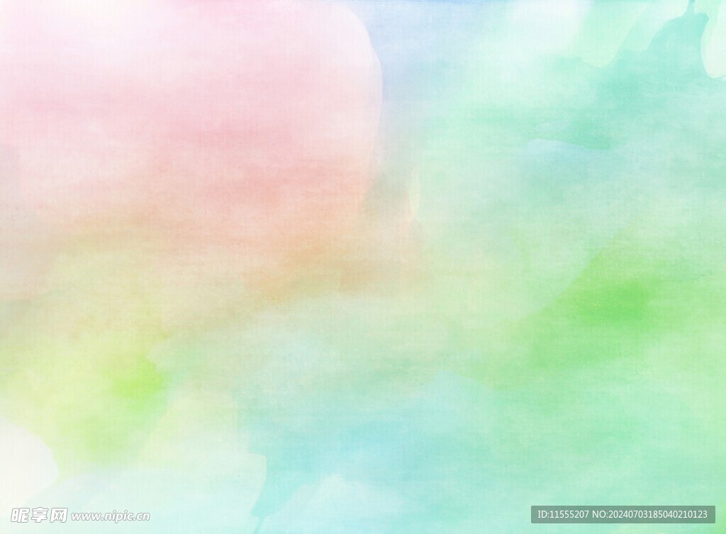 创意水彩抽象艺术画水彩晕染