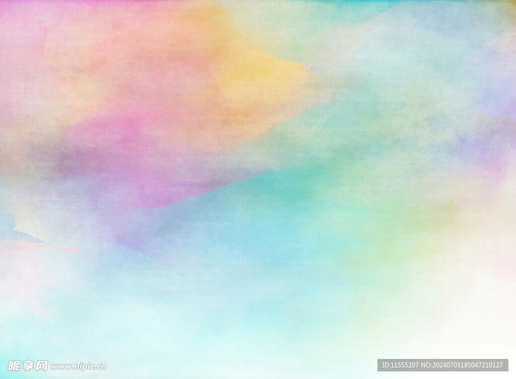 创意水彩抽象艺术画水彩晕染