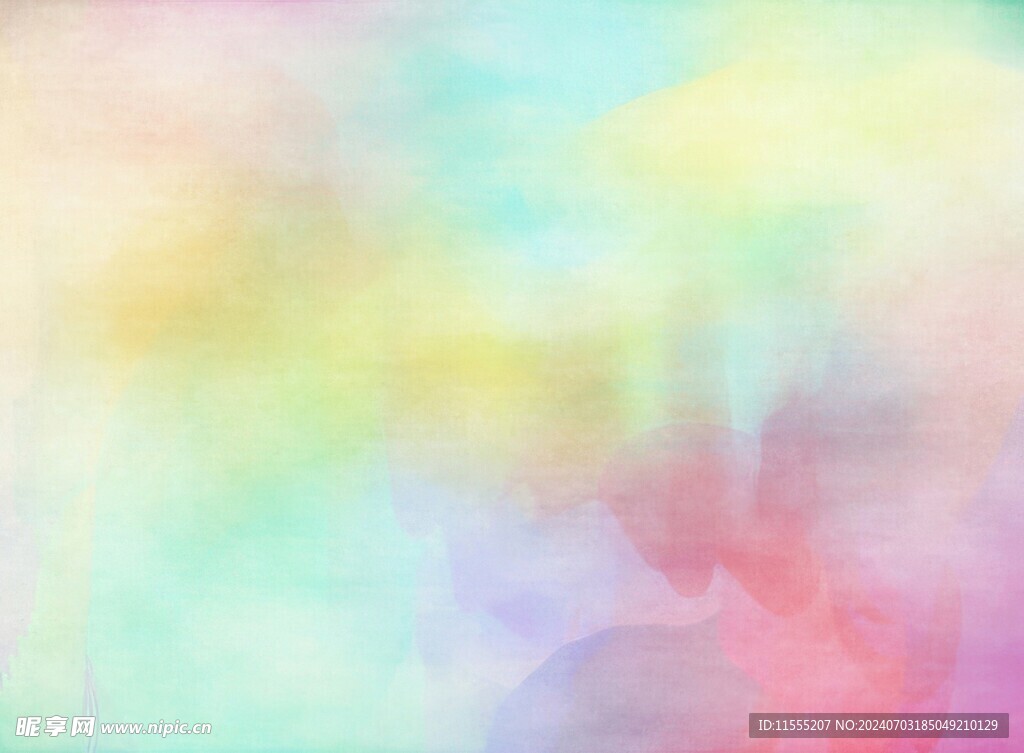 创意水彩抽象艺术画水彩晕染