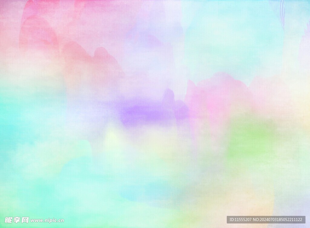 创意水彩抽象艺术画水彩晕染