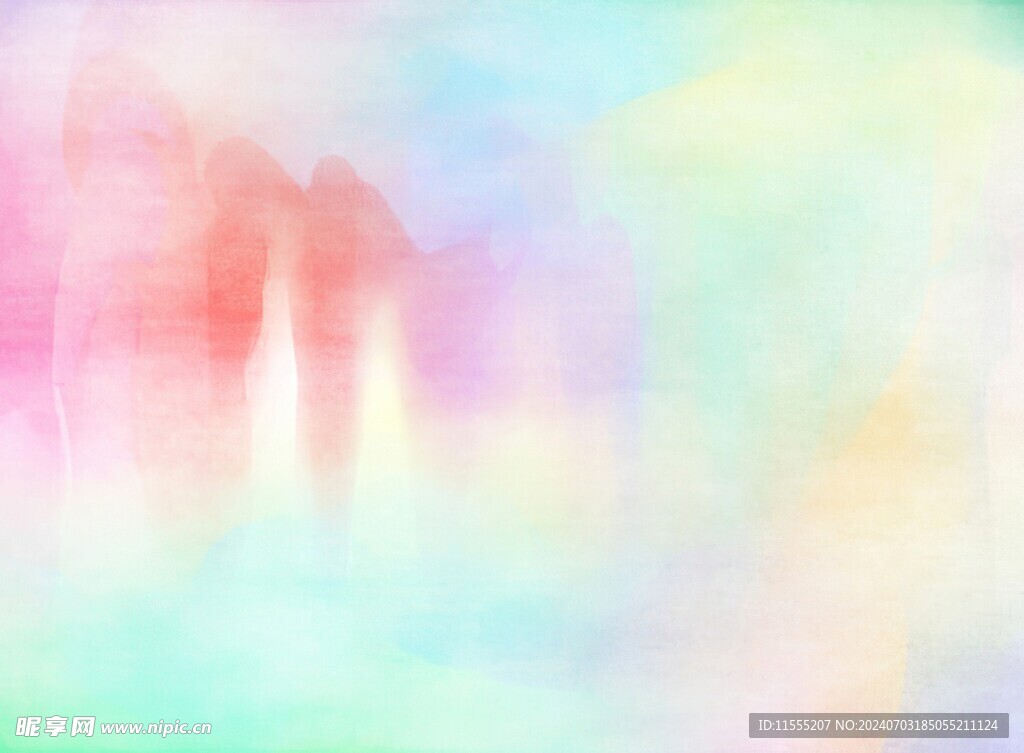 创意水彩抽象艺术画水彩晕染