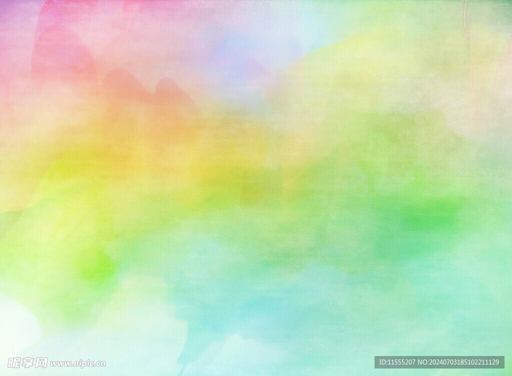 创意水彩抽象艺术画水彩晕染