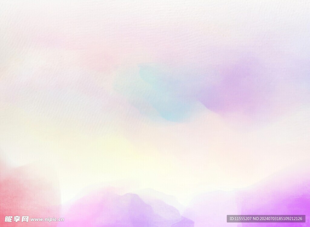 创意水彩抽象艺术画水彩晕染