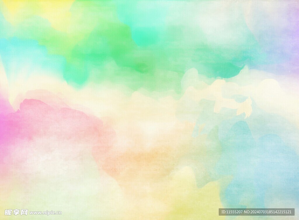 创意水彩抽象艺术画水彩晕染
