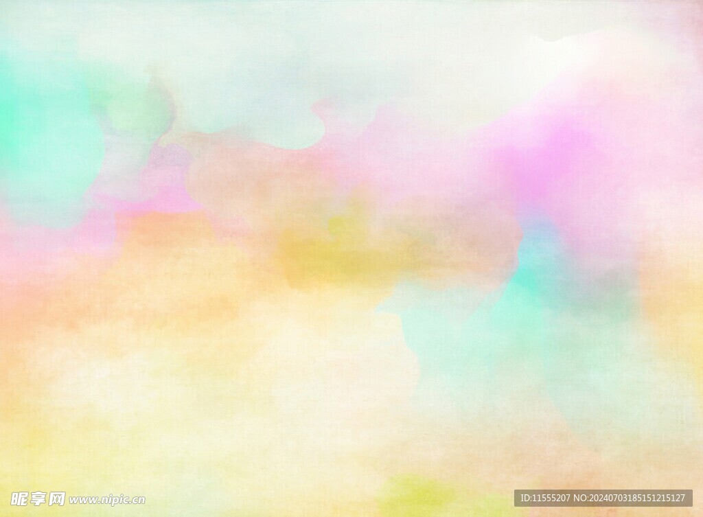 创意水彩抽象艺术画水彩晕染