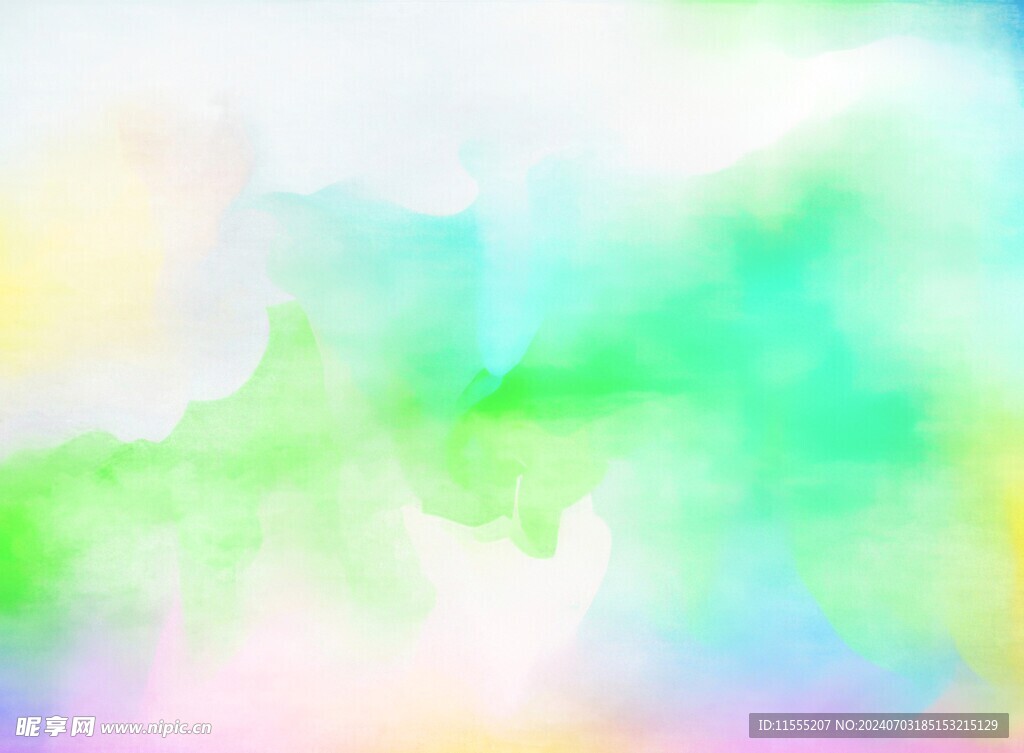 创意水彩抽象艺术画水彩晕染