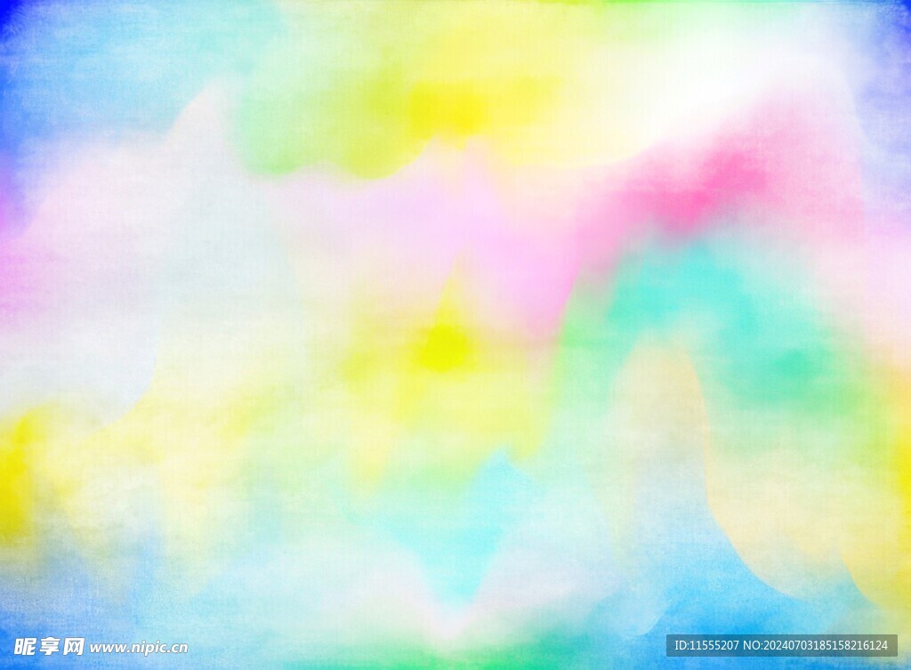 创意水彩抽象艺术画水彩晕染