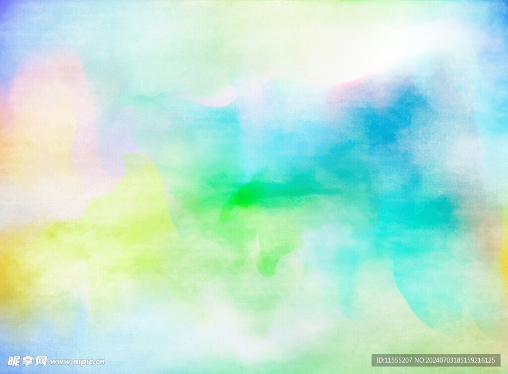 创意水彩抽象艺术画水彩晕染
