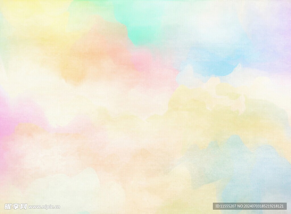 创意水彩抽象艺术画水彩晕染