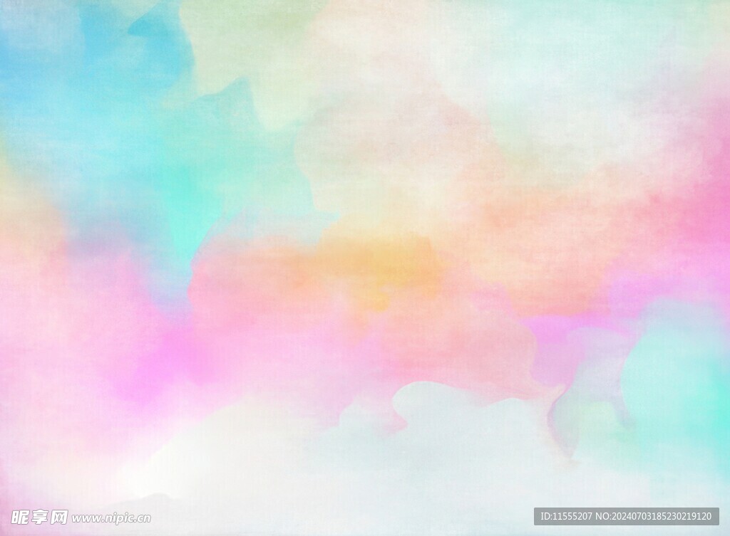 创意水彩抽象艺术画水彩晕染