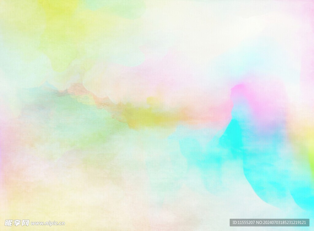 创意水彩抽象艺术画水彩晕染
