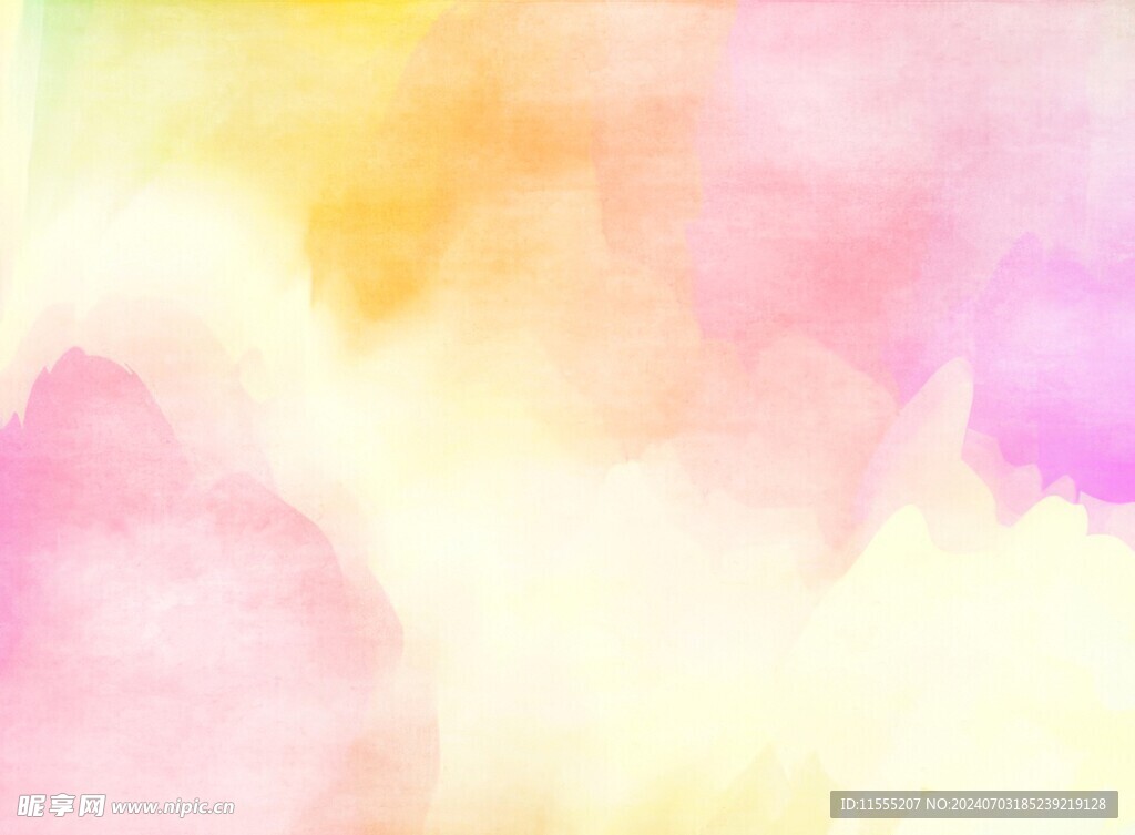 创意水彩抽象艺术画水彩晕染