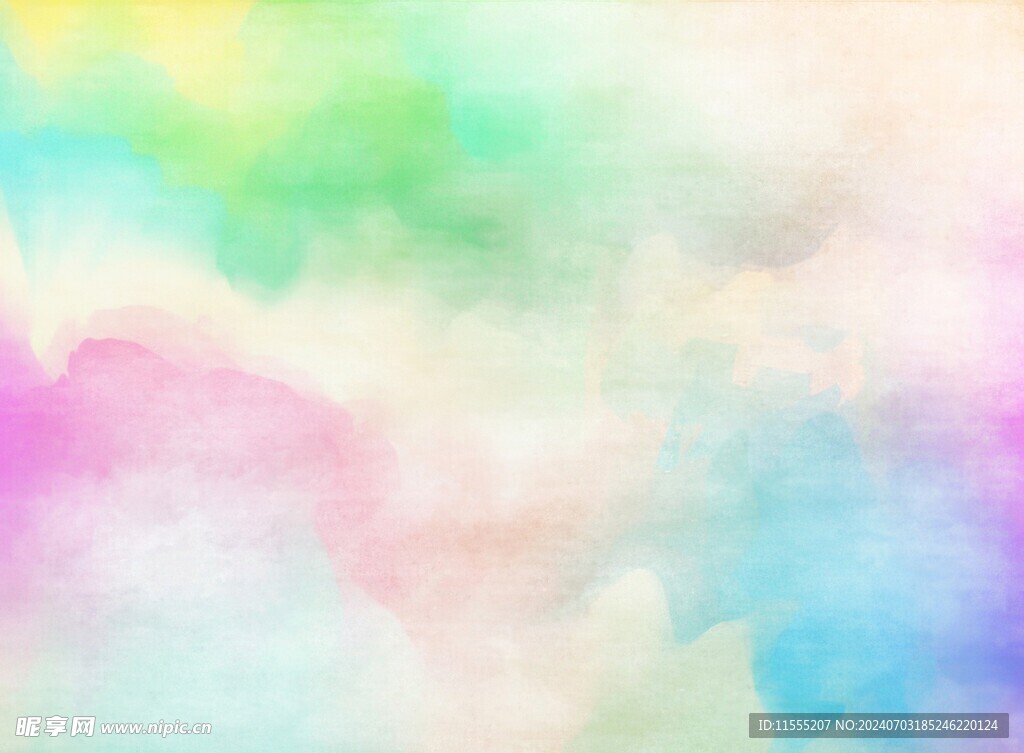 创意水彩抽象艺术画水彩晕染