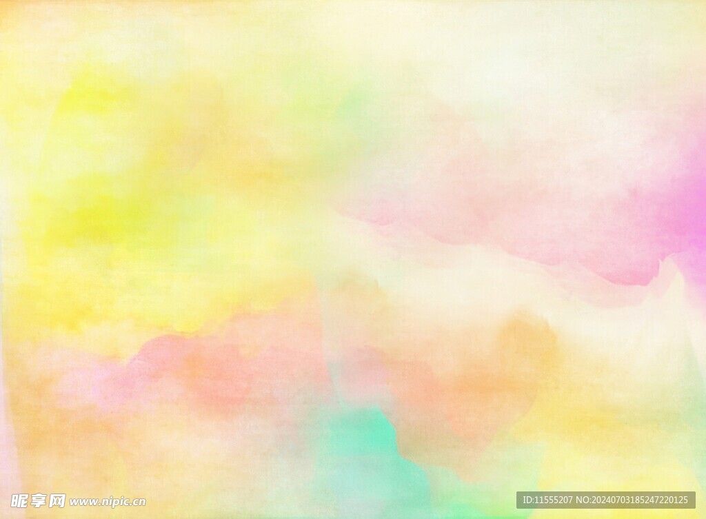 创意水彩抽象艺术画水彩晕染