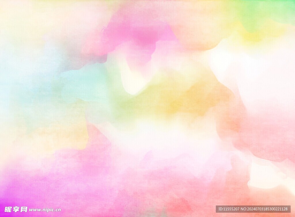 创意水彩抽象艺术画水彩晕染