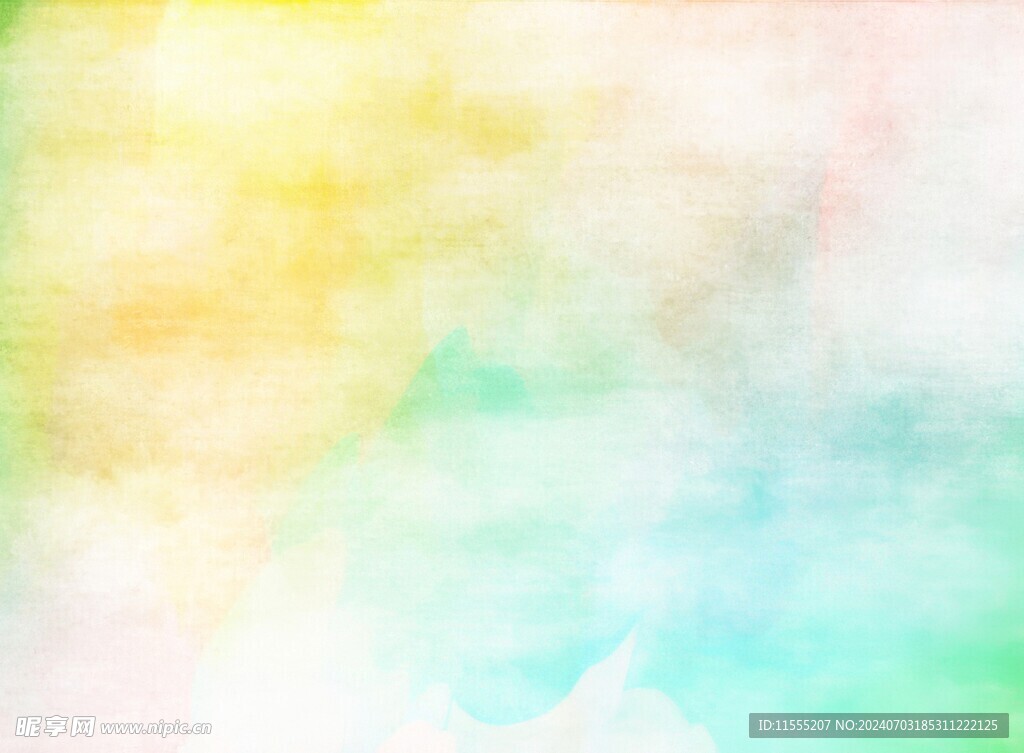 创意水彩抽象艺术画水彩晕染