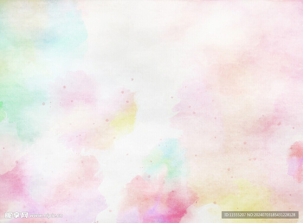 创意水彩抽象艺术画水彩晕染