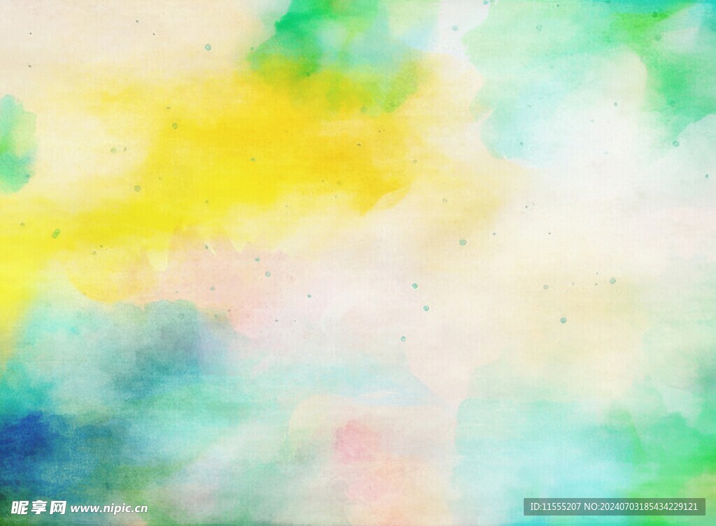 创意水彩抽象艺术画水彩晕染