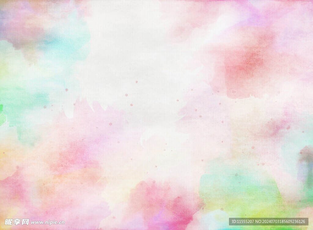 创意水彩抽象艺术画水彩晕染