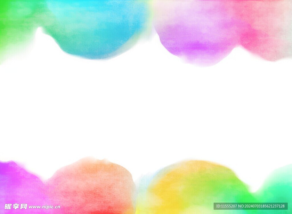 创意水彩抽象艺术画水彩晕染